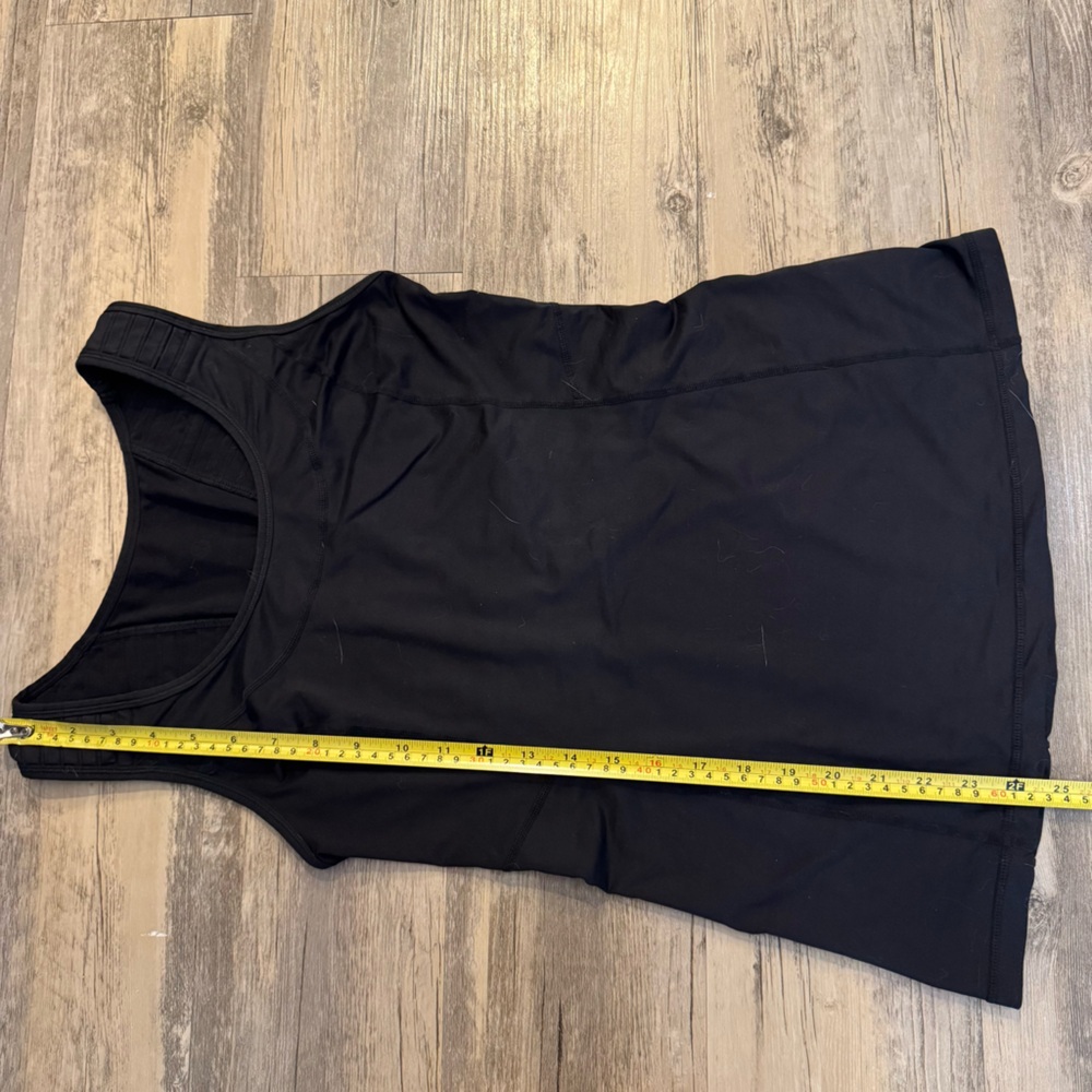 Black Lululemon Pleated Tank Top - Picture 7 of 8